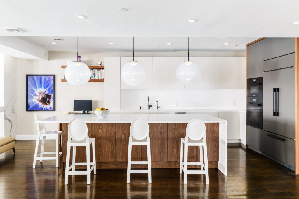 Modern Tri-Color Tribeca Kitchen