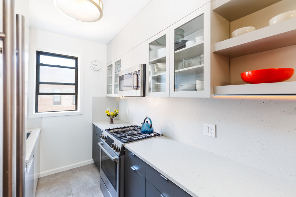 Two Tone Contemporary Brooklyn Kitchen