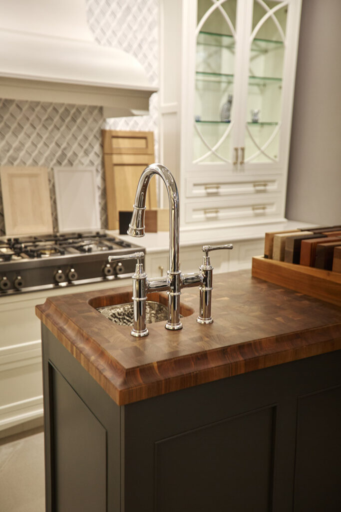 Walnut butcher block countertop